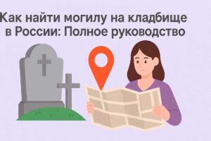 Как найти могилу на кладбище